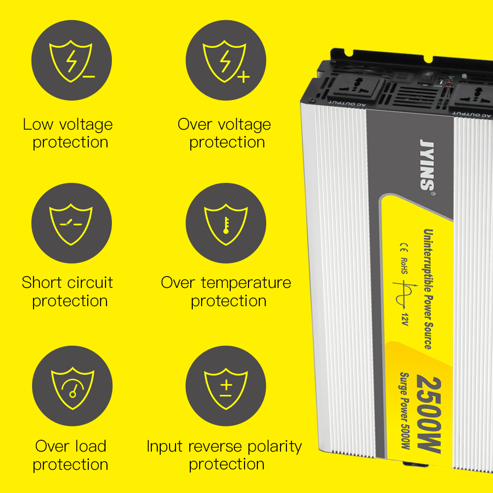Off Grid 2500W Pure Sine Wave Charger